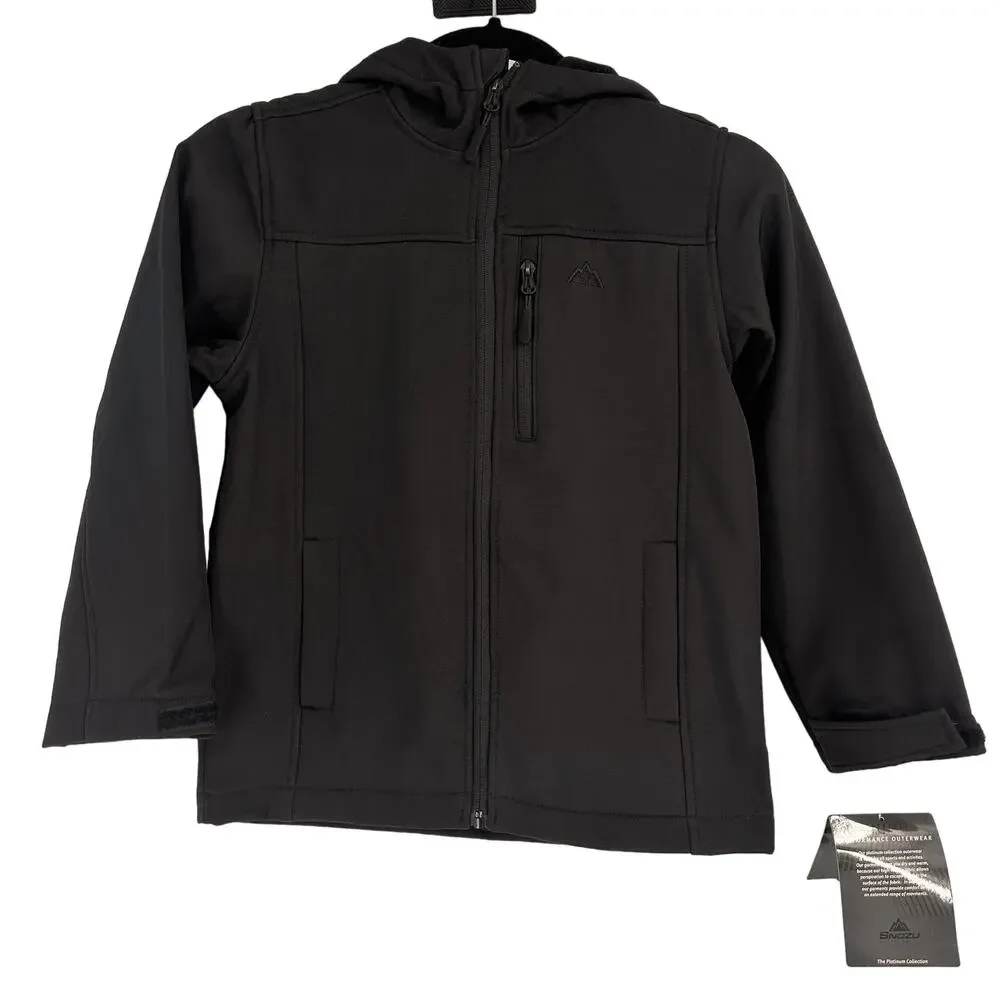 Snozu Black Boys Zip Up Hoodie Jacket New with tags Size Small (8)